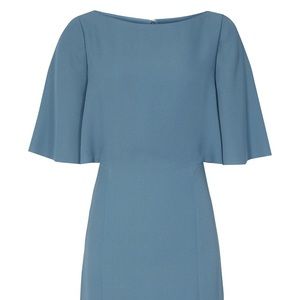 Reiss Draped Neckline Dress, Marine